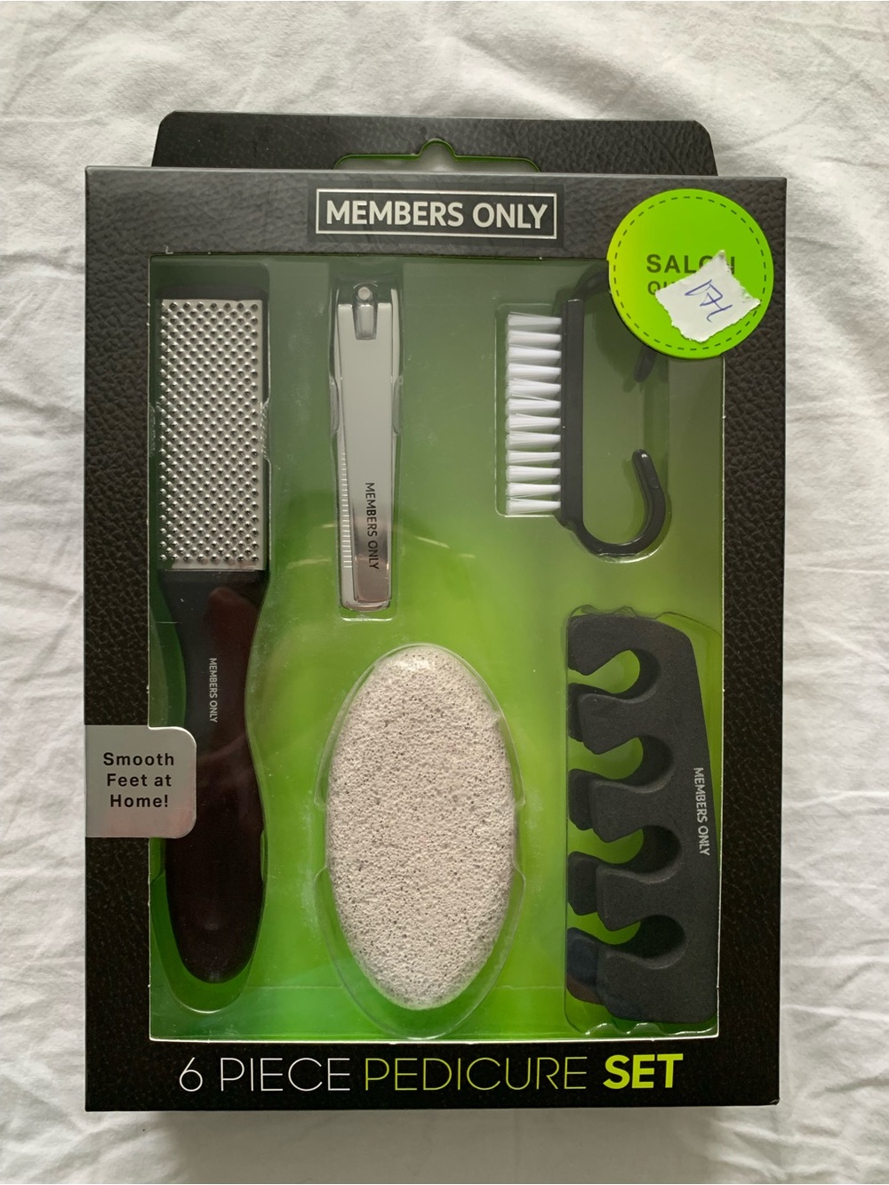 MEMBERS ONLY (6) Six Piece Salon Quality Pedicure Set
